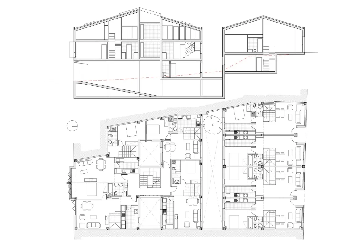 Fauria Pujol Arquitectura. Edificio de viviendas en Gelida